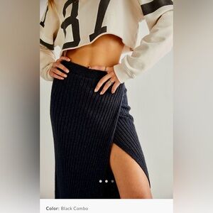 Free People Knit Midi Skirt - NWT - Large